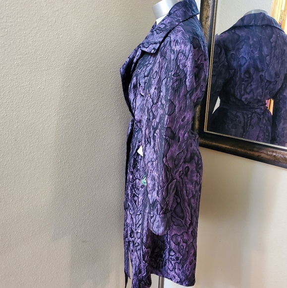 New 2OH Threads Two Old Hippies Purple Tie Wasit Jacket Size Medium - Picture 4 of 12